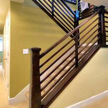 horizontal wood railing