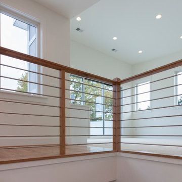 Project #48 | Contemporary Staircase with Warm Tones