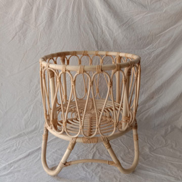 Rattan Dolls Bassinet