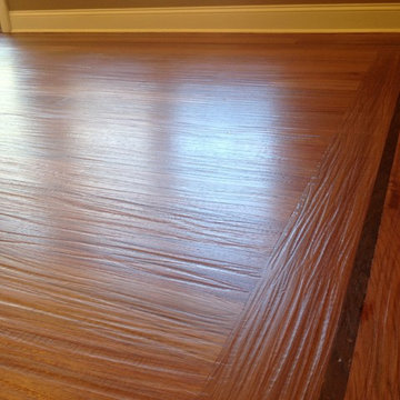LLOYD HARBOR: BRAZILIAN CHERRY HANDSCRAPED (FOR REAL!) AND DISTRESSED.