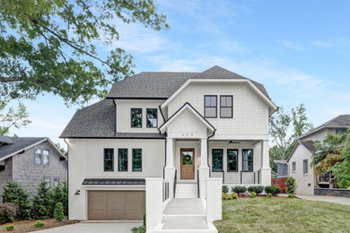 Transitional exterior home photo in Charlotte