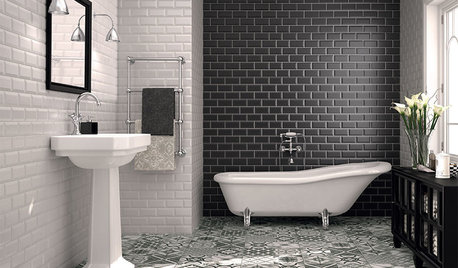 Moorish Bathroom Tiles Bring Focus to the Floor