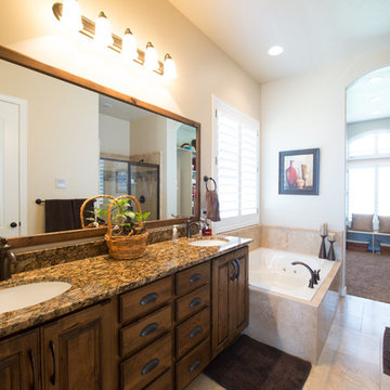 Jordan Heights - South Jordan, Utah - Becky Variant with Suspended Slab Garages