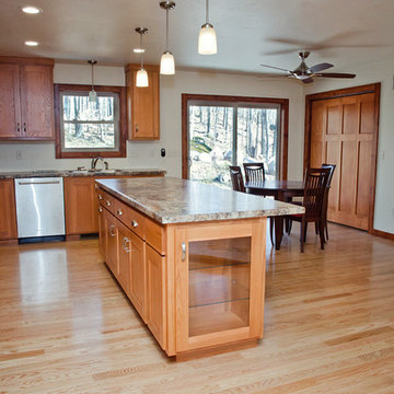 Hickory Cabinet Kitchen