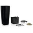 Cubico Alto Self Watering Planter, 105x40x40 CM, Black