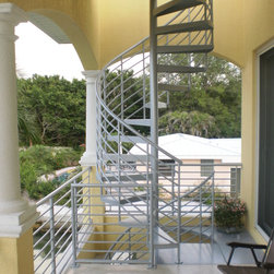 5 Foot Diameter Horizontal Spiral Stairs - Products
