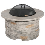 Kentwood Outdoor Fire Pit - Contemporary - Fire Pits - by ...