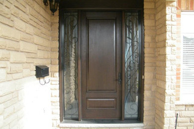 Stained Fiberglass Doors