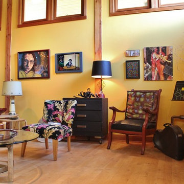 My Houzz: A "Big Beige Box" Becomes a Colorful Live/Work Home