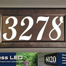 Address LED - illuminated house numbers - House Numbers