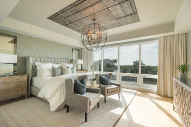 Design ideas for a bedroom in Miami.