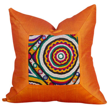 Mahek Indian Silk Decorative Pillow