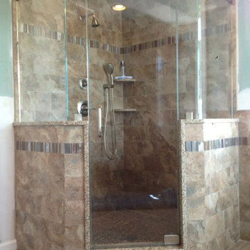 Neo Angle Custom Shower Door