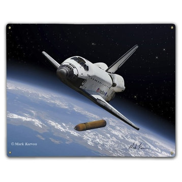 Space Shuttle Orbit Classic Metal Sign