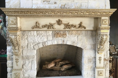 Fireplaces and mantles
