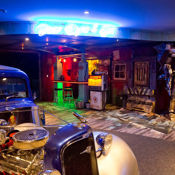 Amazing home theatre and garage