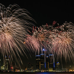 Fireworks Over Detroit - Artwork