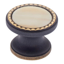 Windborne Studios - Classico Antique Bronze Round Knob - Cabinet And Drawer Knobs