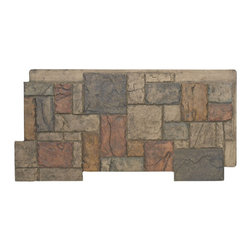 149-JAGGED CASTLE STONE WALL PANEL - Wall Panels