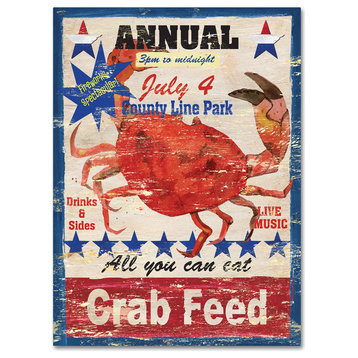 Fiona Stokes-Gilbert 'Crab Feed' Canvas Art, 24 x 18