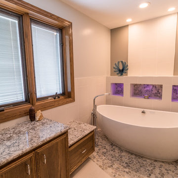 Project 2025-3 Golden Valley Transitional Master Bathroom Remodel with Spa Feel