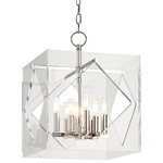 Hudson Valley - Hudson Valley Travis 8-LT Pendant 5916-PN - Polished Nickel - This 8-LT Pendant from Hudson Valley has a finish of Polished Nickel and fits in well with any Sculptural & Geometric, Luxe Elegance style decor.
