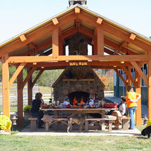 wood pavilion