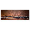 Oil Painting Abstract Art on Canvas Bronze Line