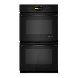 Jenn-Air 30" Double Electric Wall Oven, Black On Black | JJW3830WB - Ovens