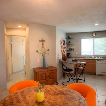 San Miguel de Allende - Total remodeling of small apartment, before & after