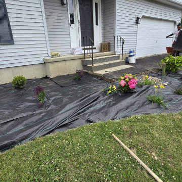 Landscape Fabric Installation East Greenbush, NY Garden Beds