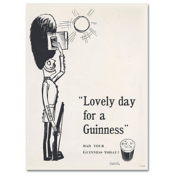 Guinness Brewery 'Lovely Day For A Guinness I' Canvas Art, 24"x32"