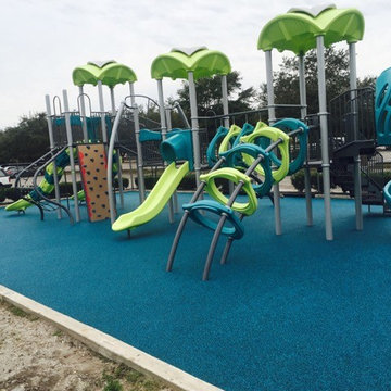 No Fault Safety Surface for residential and commercial playgrounds.