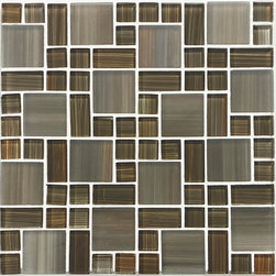 GBM Manufacturing - Handicraft II 12"x12" Glass Magic Mosaic Tile,Santa Fe - Mosaic Tile