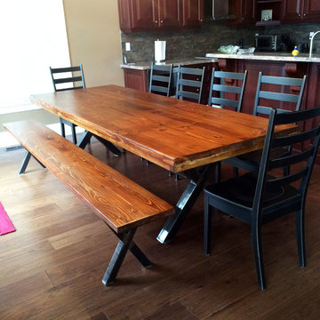 X Frame Harvest Table