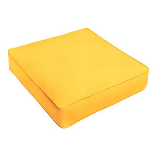 Yellow Leaves Outdoor Cushion - 45cm Sq main image 1