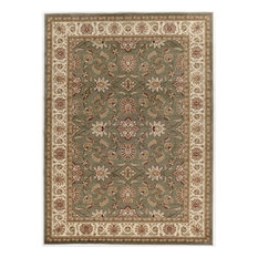 Radici USA Como 5'5"x7'7" Rectangular Fabric Rug, Green