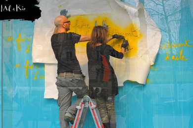 L’art mural de commande - 空間にアートを