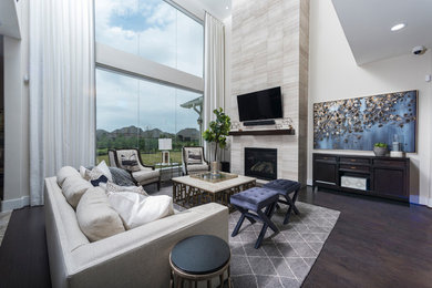 Living room - living room idea in Houston