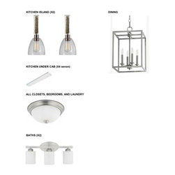 Lighting and Fans for Rose Cottage II - Lighting