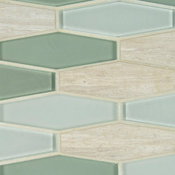 Europa Elongated Hexagon - Mosaic Tile