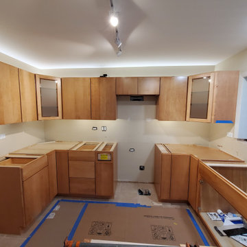 Kitchen remodel in progress