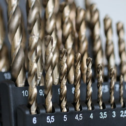 TTP HARD Metric drill kit. 25 piece drill set. 1mm-13mmx0.5mm cobalt drill set - Power Tools