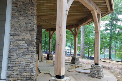 Smith Mountain Lake Lodge, Stone Work: Ramsey Copper, Builder: Timber Ridge