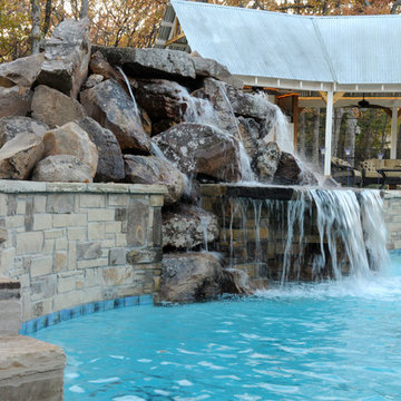 Custom Pool & Waterfall with Grotto.