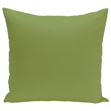 Solid Print Pillow, Green, 18"x18"