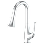 ZLINE Kitchen and Bath - ZLINE Shakespeare Kitchen Faucet in Brushed Nickel (SHK-KF-BN) - Experience ZLINE Attainable Luxury with industry-leading kitchen and bath products that provide an elevated luxury experience, all designed in Lake Tahoe, USA. The ZLINE Shakespeare Kitchen Faucet in Brushed Nickel (SHK-KF-BN) is manufactured with the highest quality materials on the market. ZLINE faucets feature ceramic disc cartridge technology. Ceramic disc faucets offer precise, ergonomic control making them easy to use and ADA compliant. This contemporary, European technology is quickly becoming the industry standard due to it being durable and longer-lasting than other valve varieties on the market. We have focused on designing each faucet to be functionally efficient while offering a sleek design, making it a beautiful addition to any kitchen. While aesthetically pleasing, this faucet offers a hassle-free washing experience, with 360 degree rotation and a spring loaded pressure adjusting spray wand. At 2.2 gal per minute this faucet provides the perfect amount of flexibility and water pressure to save you time. Our cutting edge lock in technology will keep your spray wand docked and in place when not in use. ZLINE delivers the most efficient, hassle free kitchen faucet with a lifetime warranty, giving you peace of mind. The Shakespeare kitchen faucet SHK-KF-BN ships next business day when in stock.