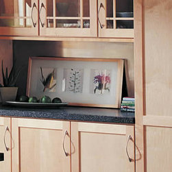 Counter Between Utility Cabinets - Kitchen Cabinetry