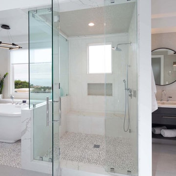 Pacific Palisades complete remodel from traditional to contemporary