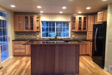 Example of a classic kitchen design in Other